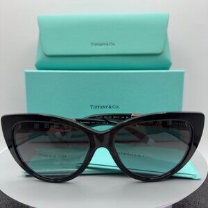 Tiffany & Co TF 4196 8001/3C Black Rose Gold Sunglasses Gradient 56 16 140 READ